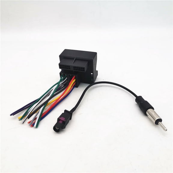 1x Car Stereo Wiring Harness & 1x Convert Antenna Fit for BMW 3 Series 2006-2013