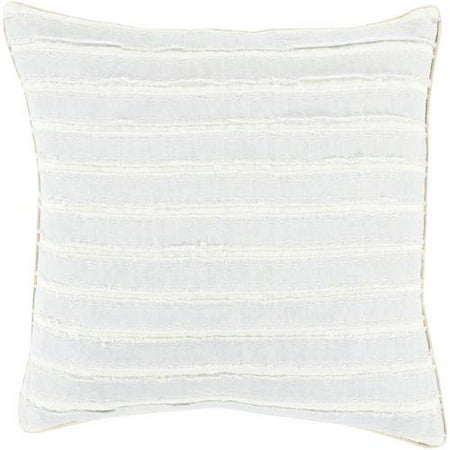 English Blue Willow - Willow Blue and Neutral 20-Inch Pillow Cover