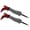 Black, variant on Halloween Witch Legs Stakes with LED Lights, 2Pcs Striped Witch Leg Yard Decorations with High Heels for Outdoor Garden Lawn and Patio Spooky Decor, 1Pack Black