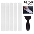 thumbnail image 1 of Pegatinas antideslizantes para ducha, 12/24 unidades, tiras de seguridad para bañera, calcomanías adhesivas con raspador de primera calidad para bañeras, duchas, escaleras y escaleras, 1 of 8