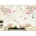 thumbnail image 5 of Openpig Removable Flower Wall Decal Floral Wall Sticker 3D Pink Peach Blossom Peel and Stick Home Wall Art Decor for Girls Teens Bedroom Baby Kids Nursery Room Living Room Wall Decoration, 5 of 5
