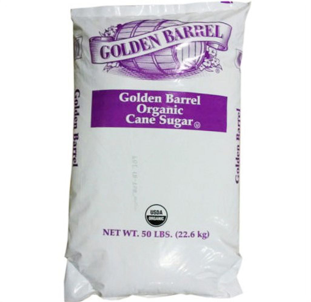 Golden Barrel Organic Cane Sugar - 50 lb