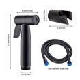 thumbnail image 4 of Naiovety Pulverizador de grifo de bidé de baño, cabezal de ducha de mano de acero inoxidable 304, accesorio de pulverización mejorado para pulverizador Juegos de accesorios de baño Typ 4 Naiovety HA012652-04B, 4 of 6