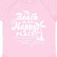 thumbnail image 4 of Inktastic The Beach is My Happy Place with Palm Trees Boys or Girls Baby Bodysuit, 4 of 5