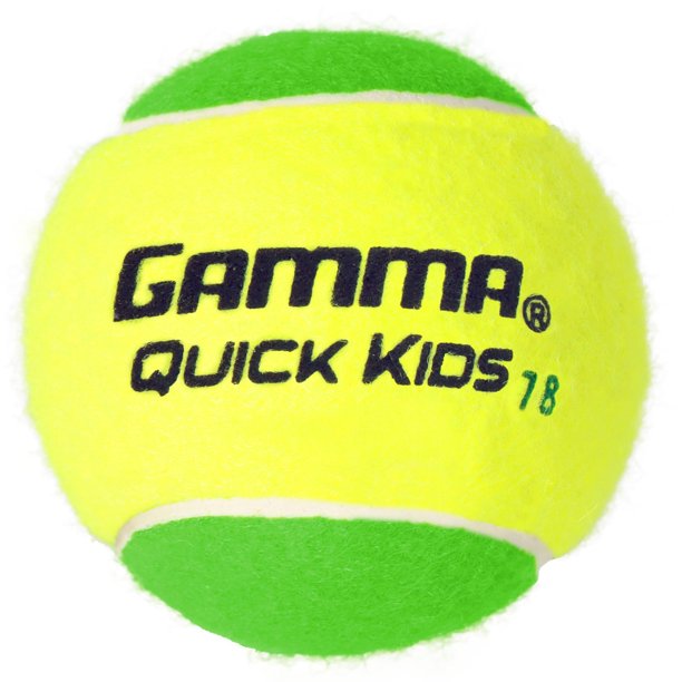 Pelotas de tenis de entrenamiento GAMMA Quick Kids 78 para niños y principiantes