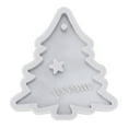thumbnail image 2 of Entireivity Christmas DIY Baking Tool Fondant Cake Chocolate Mold Silicone Tree Shape with Hollow Star and Merry Letter Clay Mold, 2 of 8