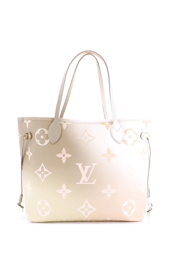 Pre-Owned Neverfull NM Tote Spring in the City Monogram Giant Canvas MM By Rebag