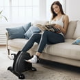 thumbnail image 3 of Mini Exercise Bike, Under Desk Bike Pedal Exerciser Portable Foot Cycle Arm & Leg Peddler Machine with LCD Screen Displays, 3 of 6