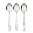 thumbnail image 1 of Mainstays 3-Piece Lace Pattern Dinner Spoons Silver, Adult Spoons, 1 of 9