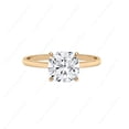 thumbnail image 3 of Cora Jewellery 2CT Cushion Moissanite Solitaire Engagement Ring For Women, 10K Rose Gold, 3 of 5