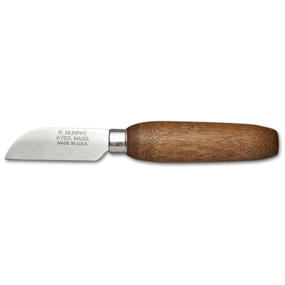 R Murphy Oval Handle Shoe Knife Lab Knife, Hardwood Handle Leather