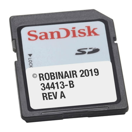 Robinair ROB-34413-B R1234yf Vehicle A/c Refrigerant Database