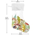 thumbnail image 2 of GZHJMY Mushroom Christmas Stocking, Personalized Large Candy Stocking Hanging Gift, Xmas Stockings Decoration for Family Holiday Party Ornaments Decor Fireplace, 2 of 7