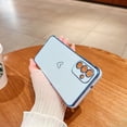 thumbnail image 2 of Compatible with Samsung Galaxy A13 5G Case for Women Girls, Cute Love Heart Pattern Electroplated Design Soft Slim TPU Protective Bumper Cover for Samsung Galaxy A13 5G-Blue, 2 of 10