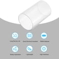 thumbnail image 3 of Unique Bargains Tuyau Acrylique Transparent Tube Rond Rigide 94mm ID 100mm OD 6 Pouces pour Lampes et Lanternes Système de Refroidissement par Eau, 3 of 6