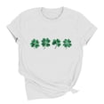 thumbnail image 6 of Aboser Short Sleeve Shirts for Women St. Patrick's Day Holiday Tops Trendy Green Shamrock Graphic Tees Loose Casual T Shirt Soft Crew Neck Blouse, 6 of 9
