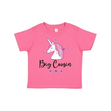 

Inktastic Big Cousin Unicorn Announcement Gift Toddler Toddler Girl T-Shirt