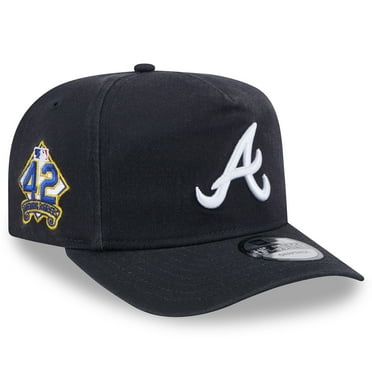 Men's New Era  Navy Atlanta Braves 2025 Jackie Robinson Day Golfer Adjustable Hat