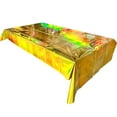 thumbnail image 2 of Iridescence Plastic Tablecloth, Shiny Disposable Rectangle Table Cover Holographic Foil Tablecloth Iridescent Party Decoration Birthday Bridal Wedding Christmas, 54" x 108", 2 of 7