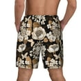 thumbnail image 4 of Fotbe Retro Hydrangeas Men’s Swim Trunks Quick Dry Swim Shorts Board Shorts with Mesh Lining-X-Large, 4 of 9