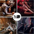 thumbnail image 5 of 3pcs Spinning Ashless Ashtray Push Down Ashtray Extra Large Chrome Windproof Ashtray Outdoor Tabletop Ashtray Ashtrays Large Round (9 * 9.3cm, Black), 5 of 5