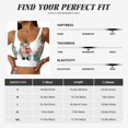 thumbnail image 5 of Gukieu Guomei doctor Print Women's Sports Vest, Low-neck U-shaped Removable Pad Sports Bra for Yoga, Exercise, Dance-Medium, 5 of 8