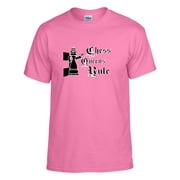 Chess Queens Rule Black Queen: Chess T-shirt, Men, Women, Girls, Boys Chess Shirt