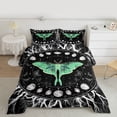thumbnail image 2 of Homewish Hippie Tribal Moth Full Size Comforter Sets, Mystic Sun Moon Galaxy Bedding Comforter Set, Western Life Tree Reversible Bedding Sets, Ultra Soft Bedroom Decor, 3pcs, 2 of 8