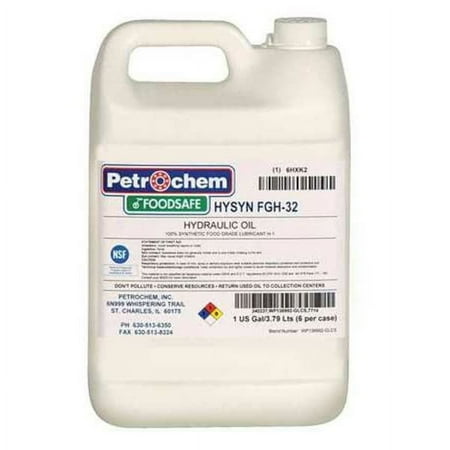 Petrochem Syn Hydraulic Oil,Food Grade,1gal,ISO 32 HYSN FGH-32-001