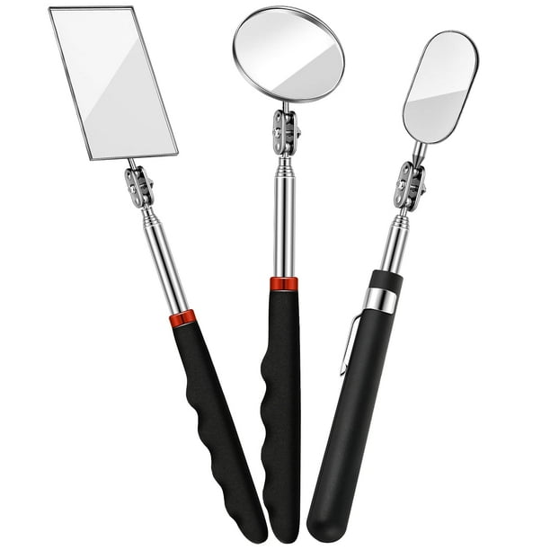 Set de espejos de inspección Blulu telescópicos de 3 piezas