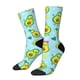 thumbnail image 1 of Fotbe Cartoon Avocado Calcetas Largas con Estampado para Hombre y Mujer – Calcetas de Compresión Transpirables y Elásticas, Viajar y Uso Diario Talla 5-11, 1 of 6