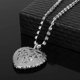 thumbnail image 4 of Titanic Heart Of The Ocean Love Heart Shaped Necklace With Royal Blue Crystal Pendant For Women Wife, 4 of 5