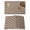 Brown, variant on Blue Moroccon Placemats Set of 4 Middle Century Minimalist Rustic Geometric Place Mats Indoor Wipeable Table Mats Washable Cloth Dining Table Placemats for Kitchen Holiday Party Home Decor 13x19 Inch