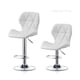 thumbnail image 2 of 4 Sillas de bar acolchada con respaldo geométrico ilios innova Blanco, 2 of 9