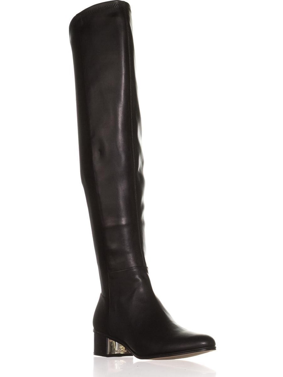 Womens Calvin Klein Carney Over the Knee Boots, Black - Walmart.com