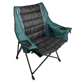 Kijaro Cayman Blue Iguana Quilted Club Adult Camping Chair