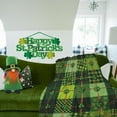 thumbnail image 4 of Throw Blanket Saint patrick pattern Warm Cozy Soft Lightweight Flannel Fleece Blanket for Bedroom Sofa Room Home Decorative Fuzzy Blanket 60"x50", 4 of 6