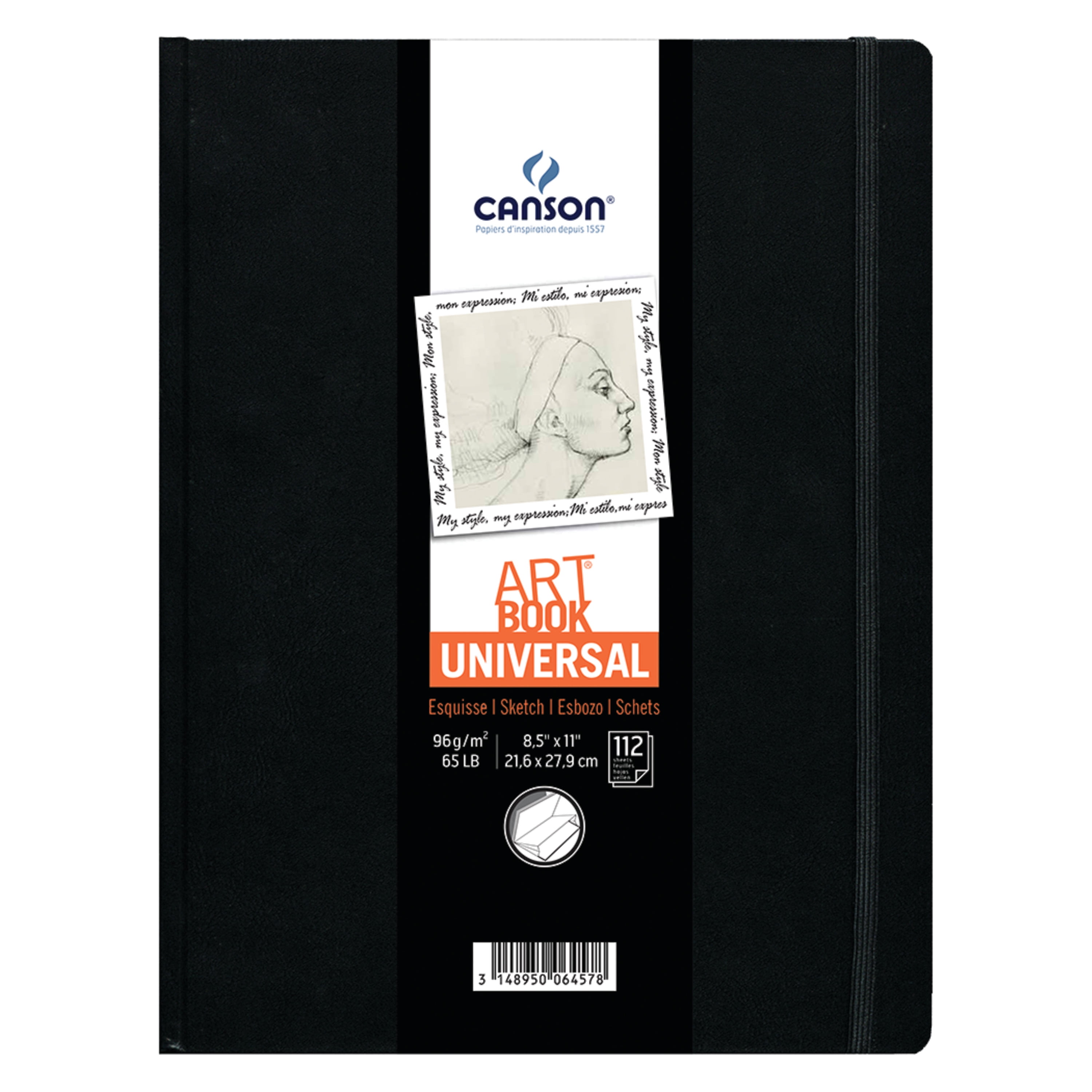 Canson Universal Art Book, HardBound, 8.5in x 11in