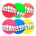 thumbnail image 4 of 6 pieces, pet dog ball teeth fun trick toys, silicone sound toys, pet puppy toys, interactive cat toys, 4 of 12