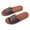 Brown, variant on JeashCHAT Slip On Slide Sandals for Women Women's Flat Shoes Ladies Beach Sandals Summer Non-Slip Causal Slippers (Black)