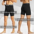 thumbnail image 6 of Mens Compression Shorts with Pocket Spandex Sports Athletic Running Quick Dry Compression Underwear for Men, 6 of 7