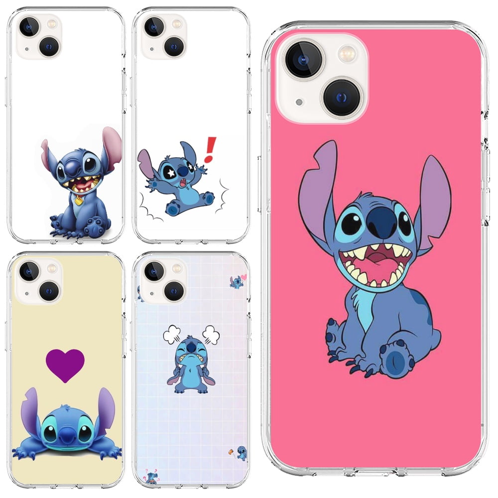 likable iPhone 6 Cover Case,Lilo & Stitch 8 case girl,Soft Edge Hard Back Clear Case for iPhone 14 13 XR X 8 12 11 PRO Max 7 XS 6 Plus - Walmart.com