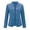 Blue, variant on Womens Double Breasted Style Blazer Ladies Long Sleeve Solid Wrinkle Resistant Light Coat Office Work Jacket Navy S