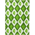 thumbnail image 2 of Coolnut St Patrick Clover Shamrock Tablecloth Rectangle Colorful Table Cloth Large Square Table Cover for Dining Kitchen Party 54"x54" Decor Gift, 2 of 7