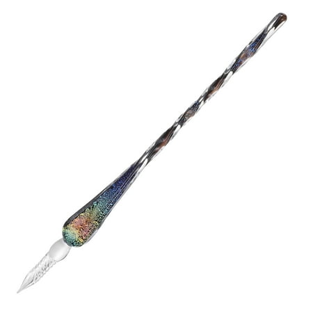 

NUOLUX 1pc Handmade Glass Dip Pens Color Ink Drawing Pen Writing Art Decoration
