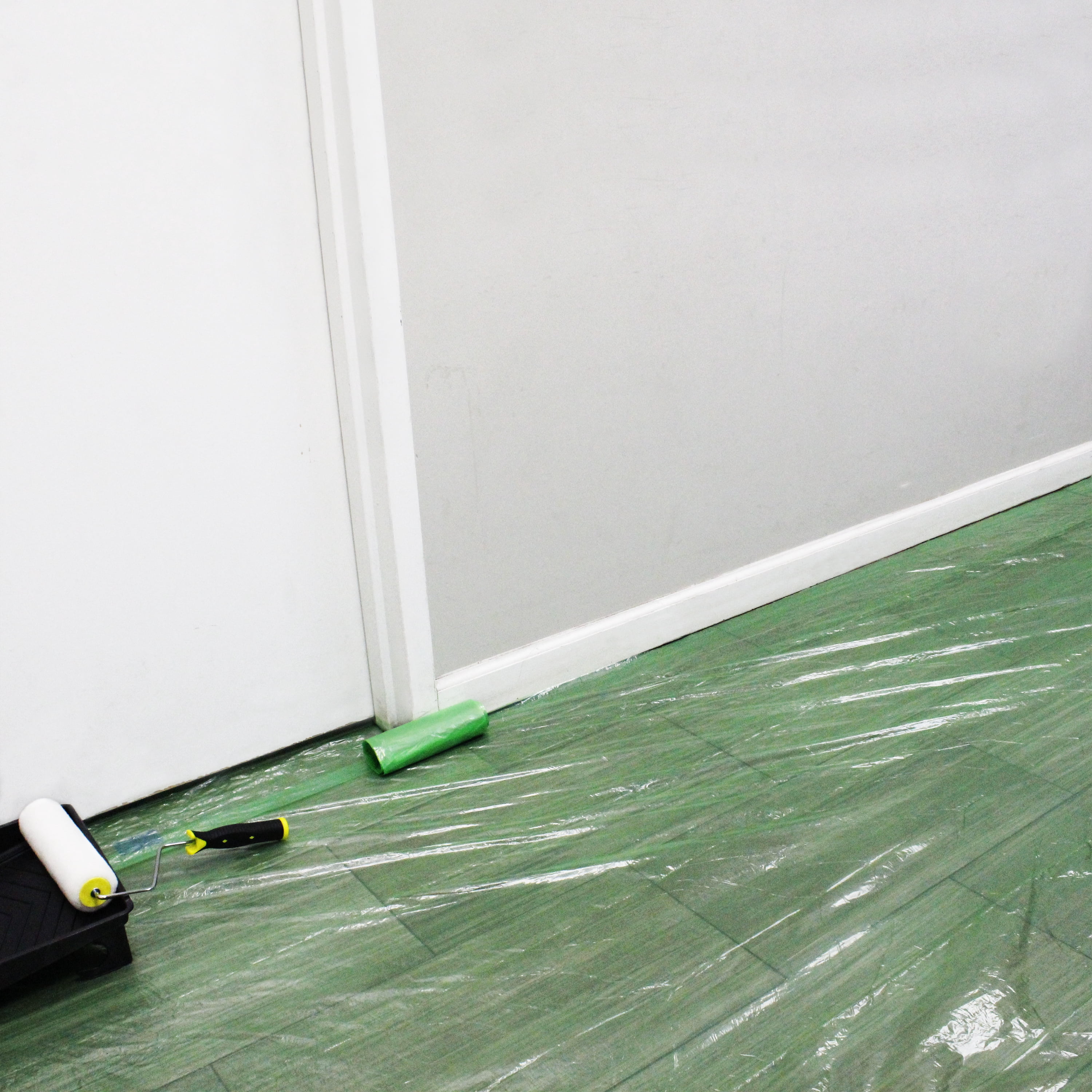 Premier Paint Roller 9'X12' Earth Friendly Green Plastic Drop Cloth