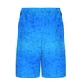 thumbnail image 4 of YOIAVAIOY Men Swim Trunks with Compression Liner Quick Dry Swimsuit Bathing Suit Swim Shorts 9 Inch Long Swimming Board Shorts Blue M, 4 of 6