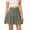 JN, variant on Women's High Waist Short Skirt, Solid Color Elastic Waist A-Line Mini Skirt, Casual Daily Skirt for Spring, Summer, Autumn and Everyday Outfits JN L
