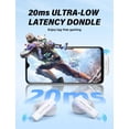 thumbnail image 2 of ONIKUMA GAMING T27 2.4G Wireless Gaming Earbuds with ENC Mic, Low Latency PS5 Headset for PC, VR, Switch, Steam Deck, 2 of 7
