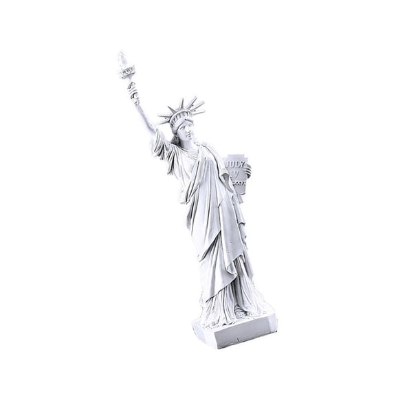Artistic 12inch Libertys Figurine in Coppers Tint for City Themed Decorations